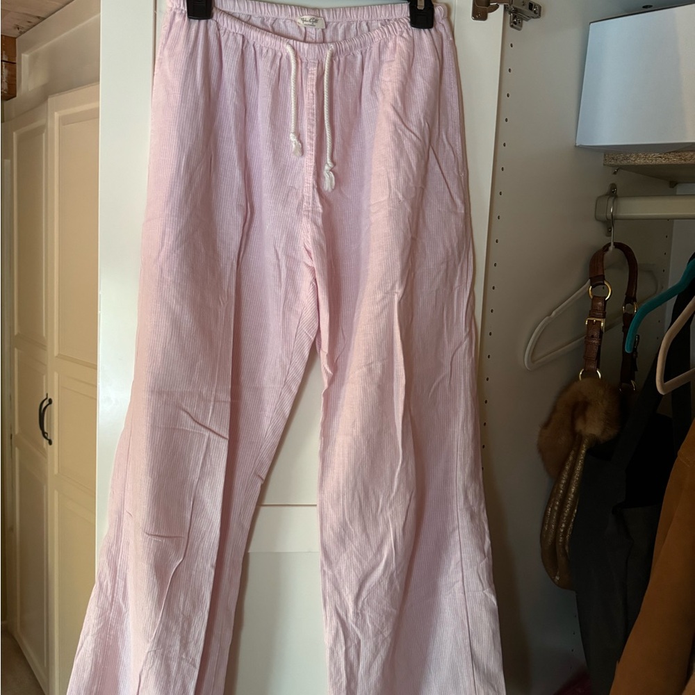 John Galt Pink Striped Pants